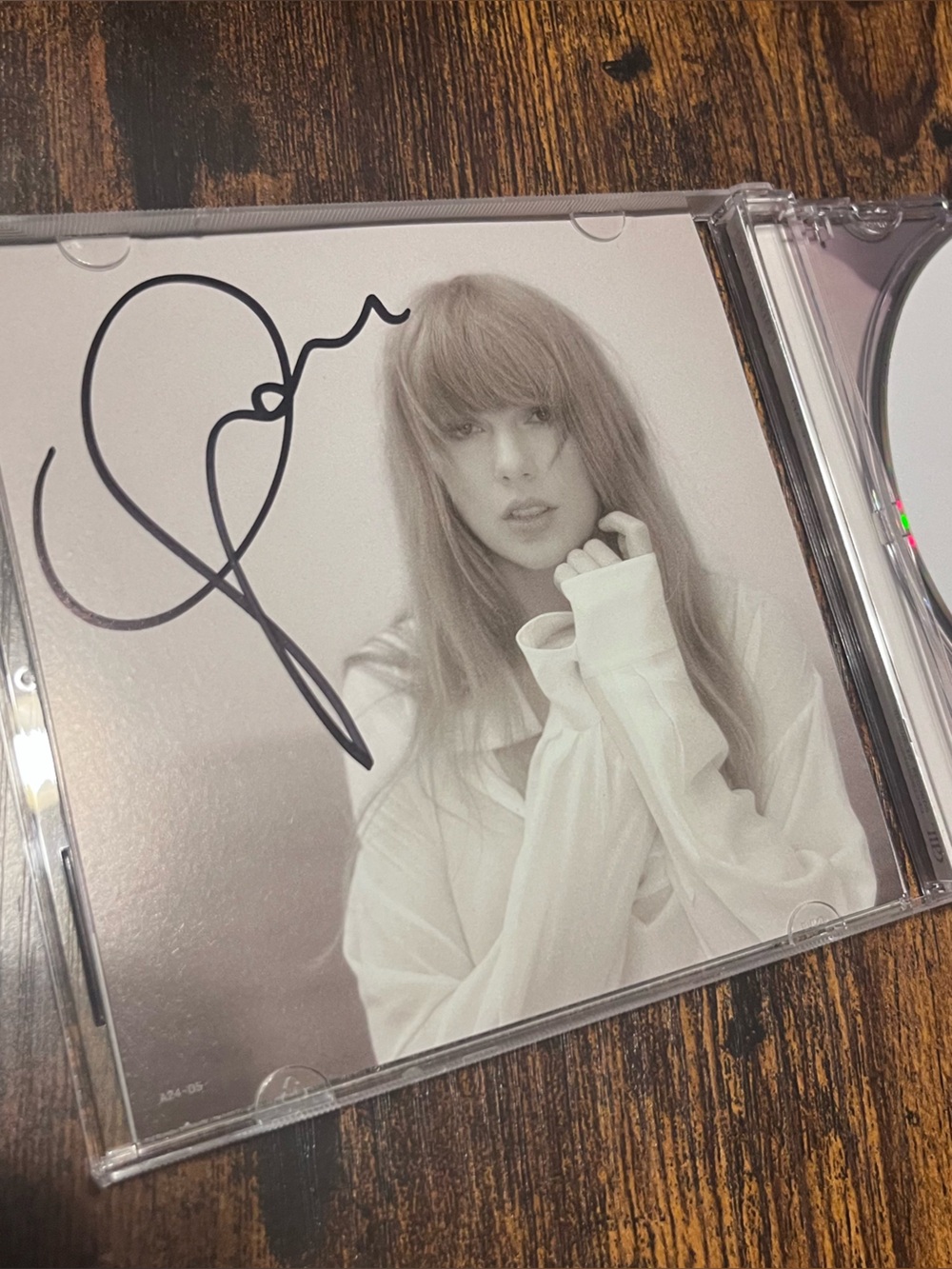 Taylor Swift Signed TTPD Cd
